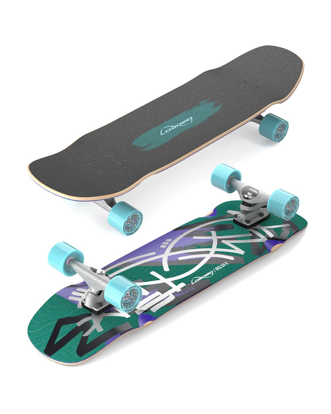 Loaded Bolsa II Jazz — Surfskate Complet 34" | Carver C7 + Love Handles 65mm